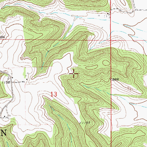 Topographic Map of Town of Pepin, WI