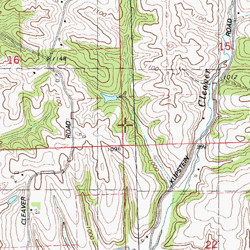 Topographic Map of Town of Plymouth, WI