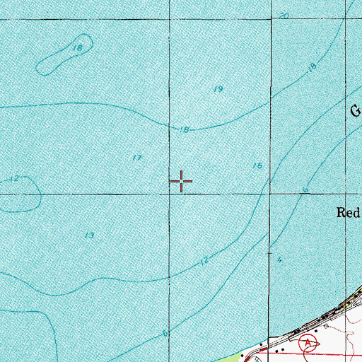 Topographic Map of Town of Scott, WI