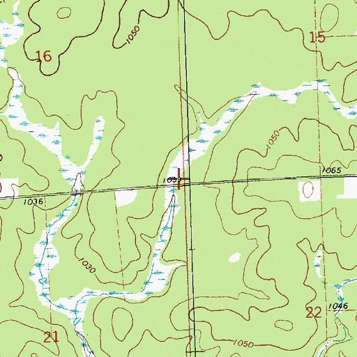 Topographic Map of Town of Sherwood, WI