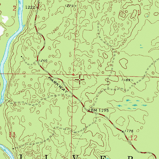Topographic Map of Town of Silver Cliff, WI