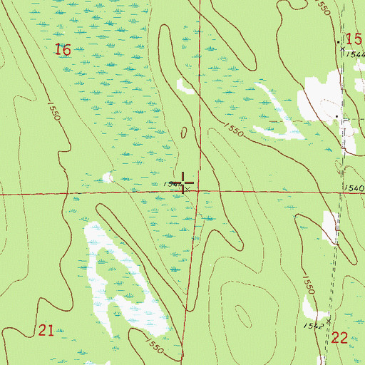 Topographic Map of Town of Somo, WI