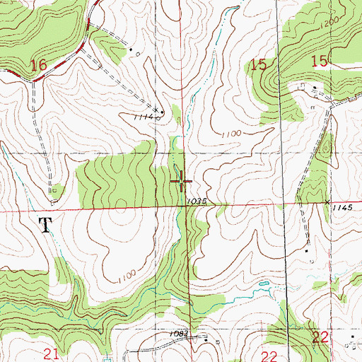 Topographic Map of Town of Summit, WI