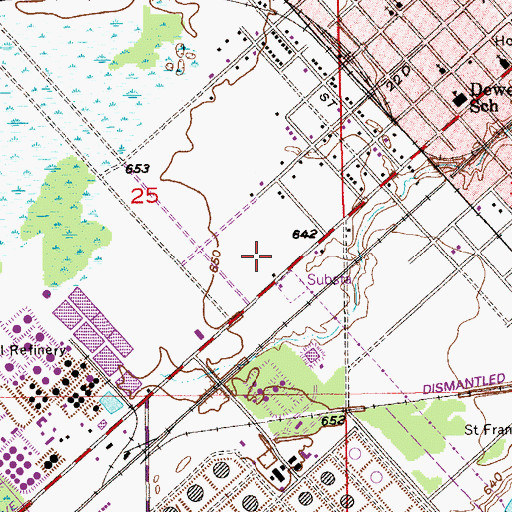 Topographic Map of City of Superior, WI