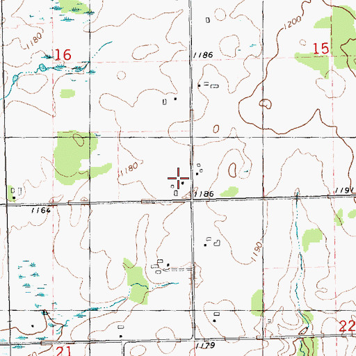 Topographic Map of Town of Thorp, WI