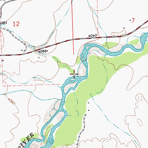 Topographic Map of McKinnie Creek, WY