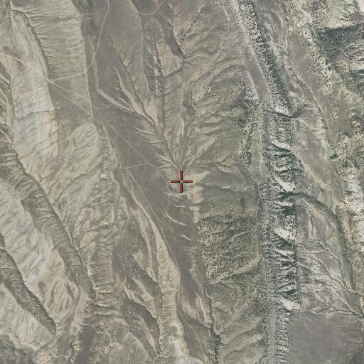 Aerial/Satellite Image of Best Place Reservoir, WY
