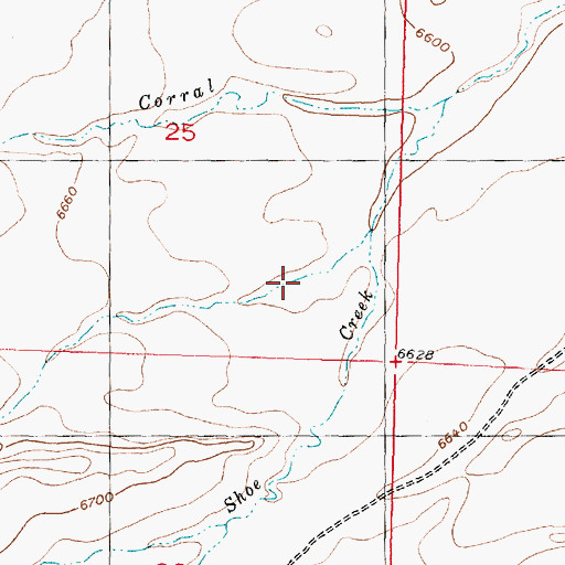 Topographic Map of Blind Canyon, WY