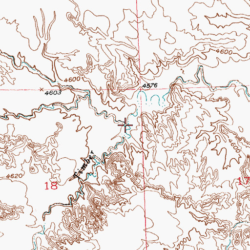 Topographic Map of Bobcat Draw, WY