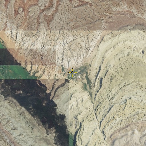 Aerial/Satellite Image of Britton Spring, WY