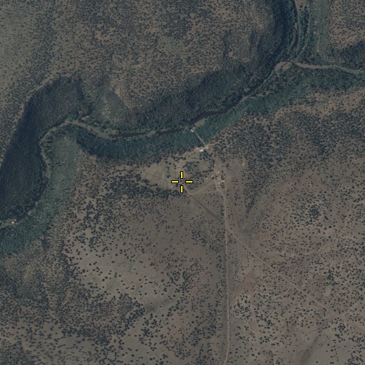 Aerial/Satellite Image of Black River Pumping Station, AZ