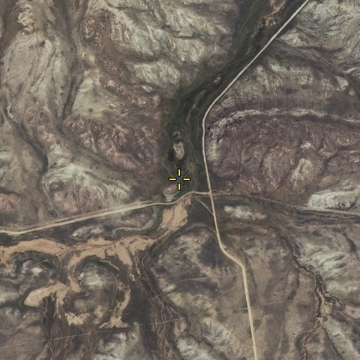 Aerial/Satellite Image of Buffalo Spring, WY