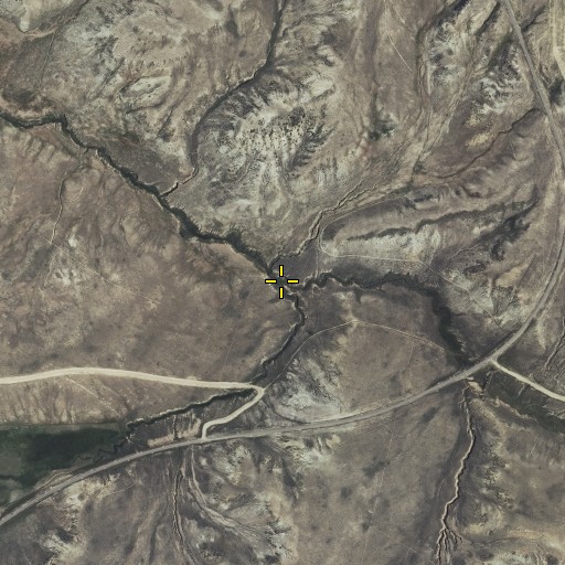 Aerial/Satellite Image of Camp Creek, WY