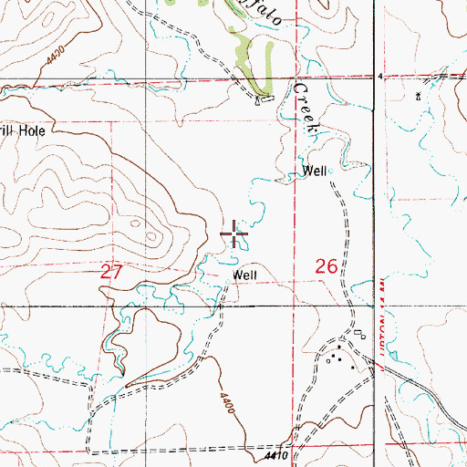 Topographic Map of Coal Draw, WY