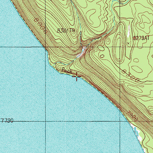 Topographic Map of De Lacy Creek Trail, WY