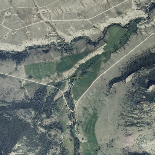 Aerial/Satellite Image of Dead Indian Ranch, WY