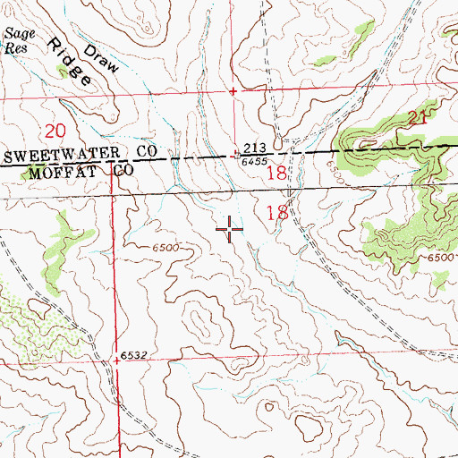 Topographic Map of East Fork Anthill Draw, CO
