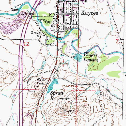 Topographic Map of Fisher Draw, WY