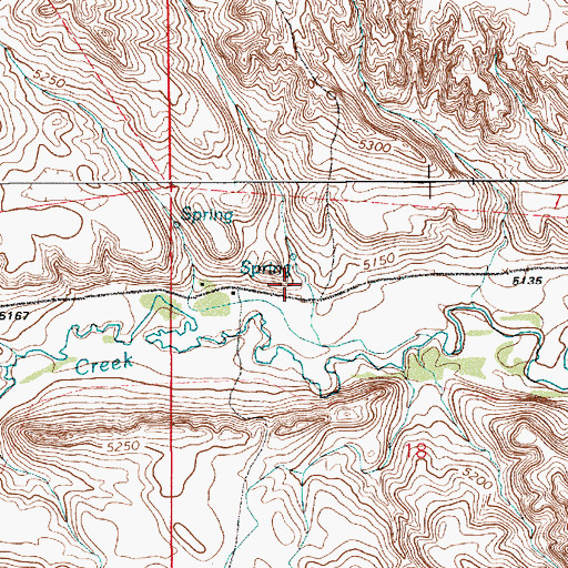 Topographic Map of Griffin Homestead, WY