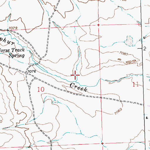 Topographic Map of Hay Gulch, WY