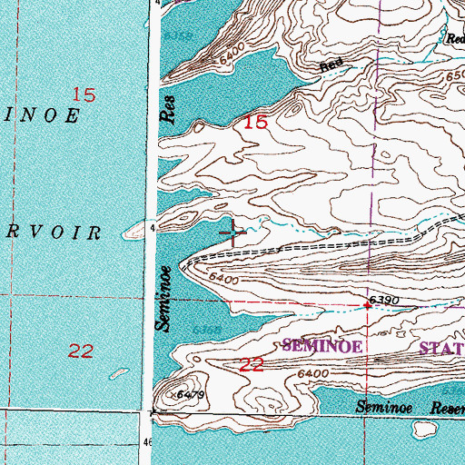 Topographic Map of Hurt Gulch, WY