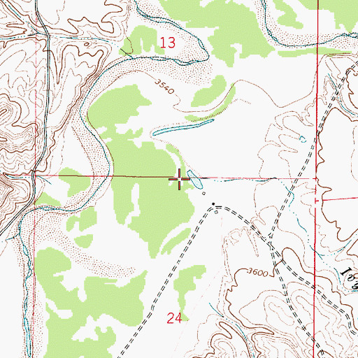 Topographic Map of Ivy Creek, WY