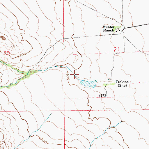 Topographic Map of Jackson Canyon, WY