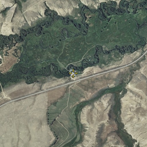 Aerial/Satellite Image of Jankovsky Ranch, WY