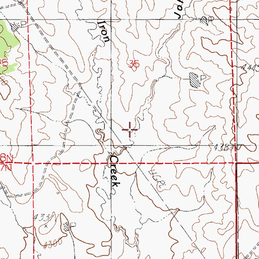 Topographic Map of Johnson Draw, WY