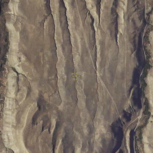 Aerial/Satellite Image of Kirby Reservoir, WY