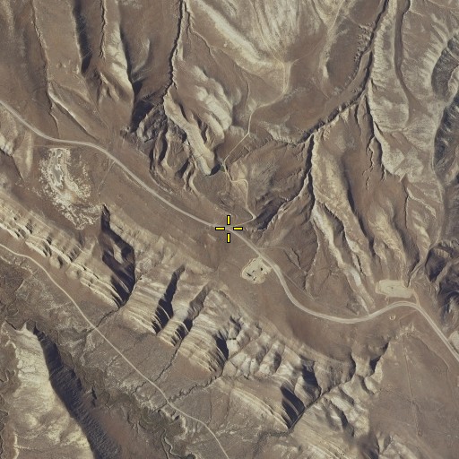 Aerial/Satellite Image of Lake Creek Oil Field, WY