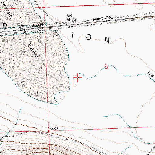 Topographic Map of Latham Draw, WY