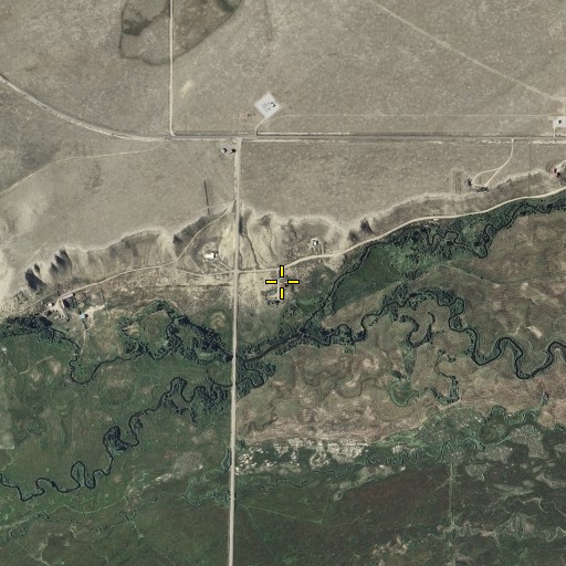 Aerial/Satellite Image of Lawrence Ranch, WY