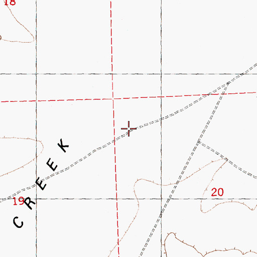 Topographic Map of Lost Creek Basin, WY