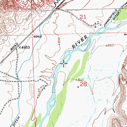 Topographic Map of Mackey Gulch, WY