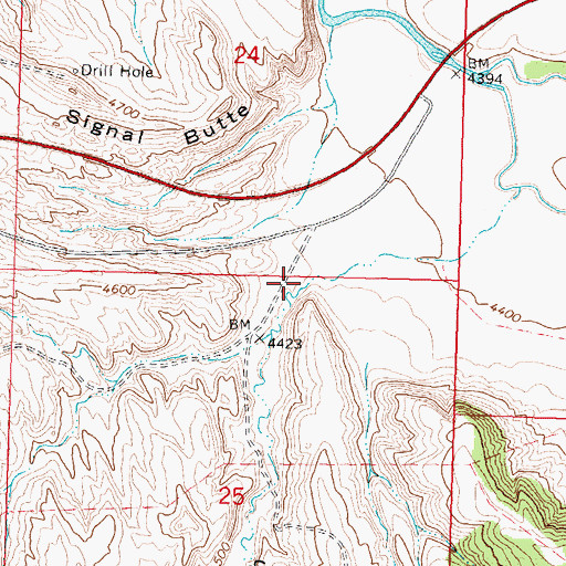 Topographic Map of McClellan Gulch, WY