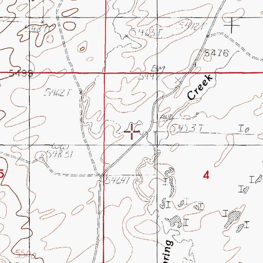 Topographic Map of McKenzie Draw, WY