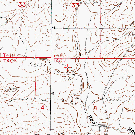 Topographic Map of McNaughton Draw, WY