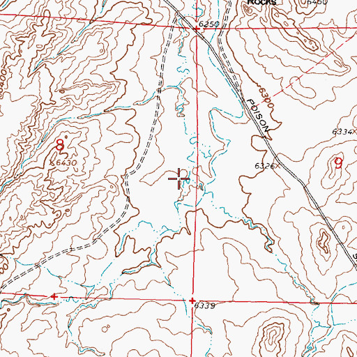 Topographic Map of Murphy Creek, WY