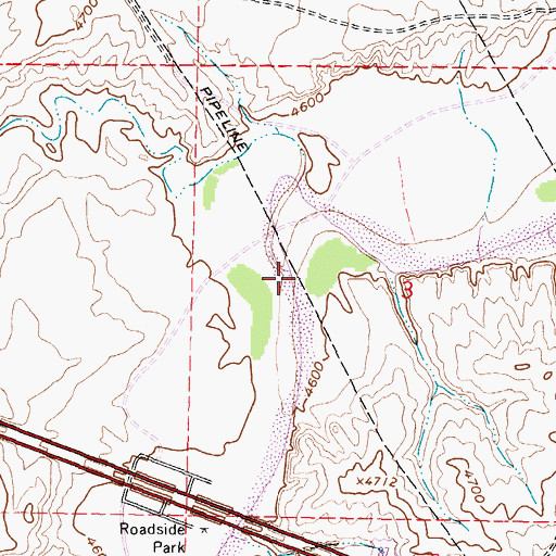 Topographic Map of Murphy Creek, WY