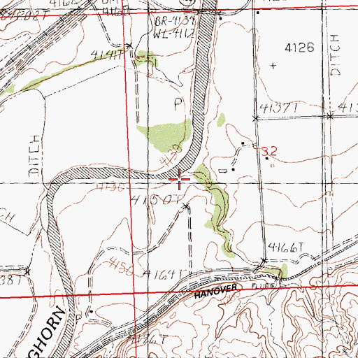 Topographic Map of Neiber Draw, WY