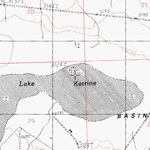 Topographic Map of Oregon Basin, WY