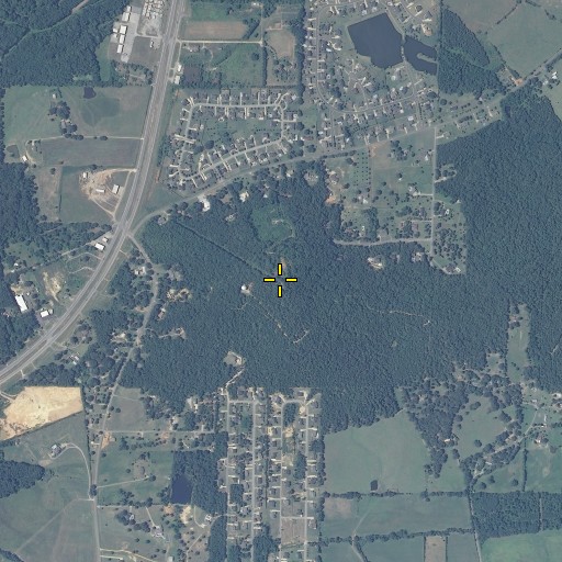 Aerial/Satellite Image of Brock Mountain, AL