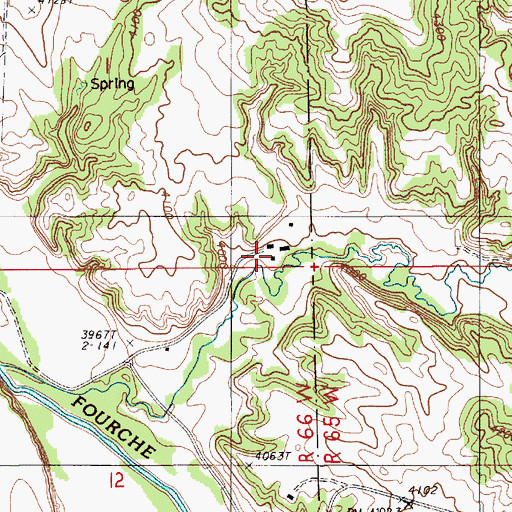 Topographic Map of PIC Ranch, WY