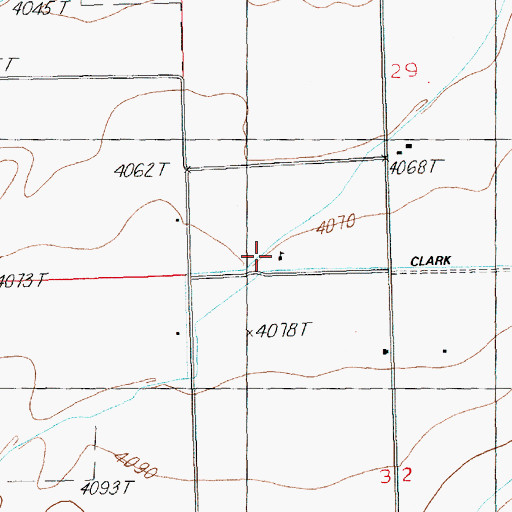 Topographic Map of Pioneer School, WY
