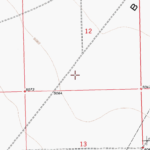 Topographic Map of Polecat Bench, WY
