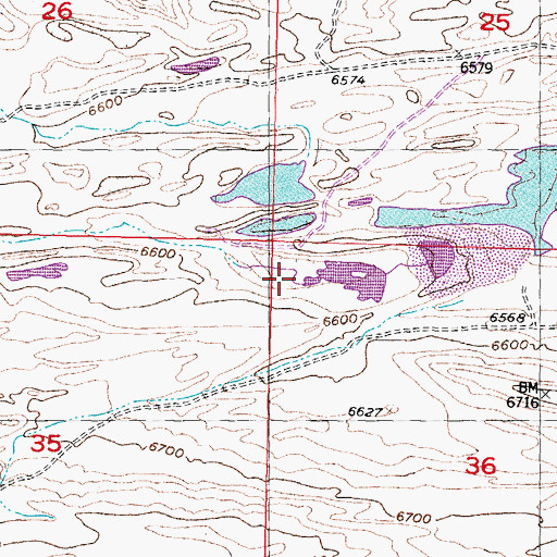 Topographic Map of Rankin Creek, WY
