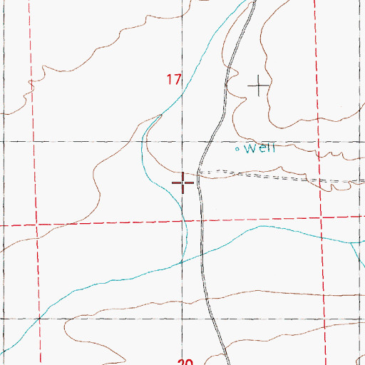 Topographic Map of Rasmussen Sheep Camp, WY