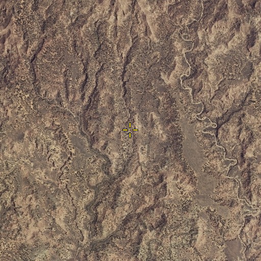 Aerial/Satellite Image of Red Creek Badlands, WY