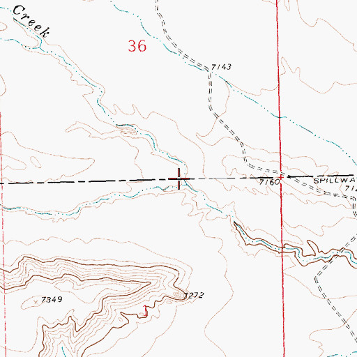 Topographic Map of Sand Creek, WY